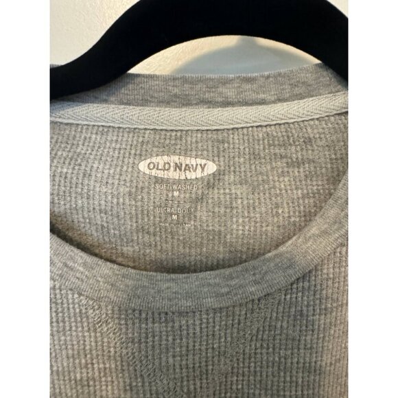 Old Navy Sweatshirt Mens Gray Long Raglan Sleeve Casual Crew Neck Outdoor - Picture 4 of 6